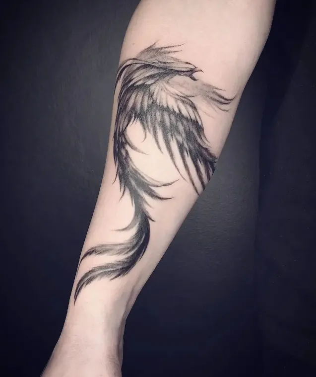 Black and Grey tatuering av Tobias - Stil 7